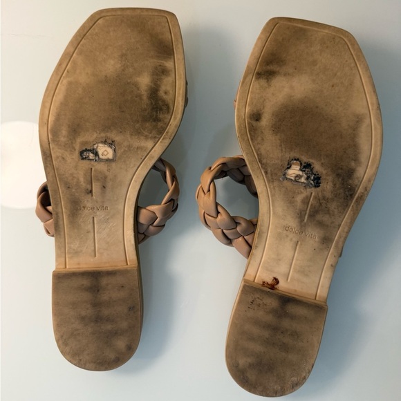 Dolce Vita Braided Tan Sandals - Picture 3 of 3
